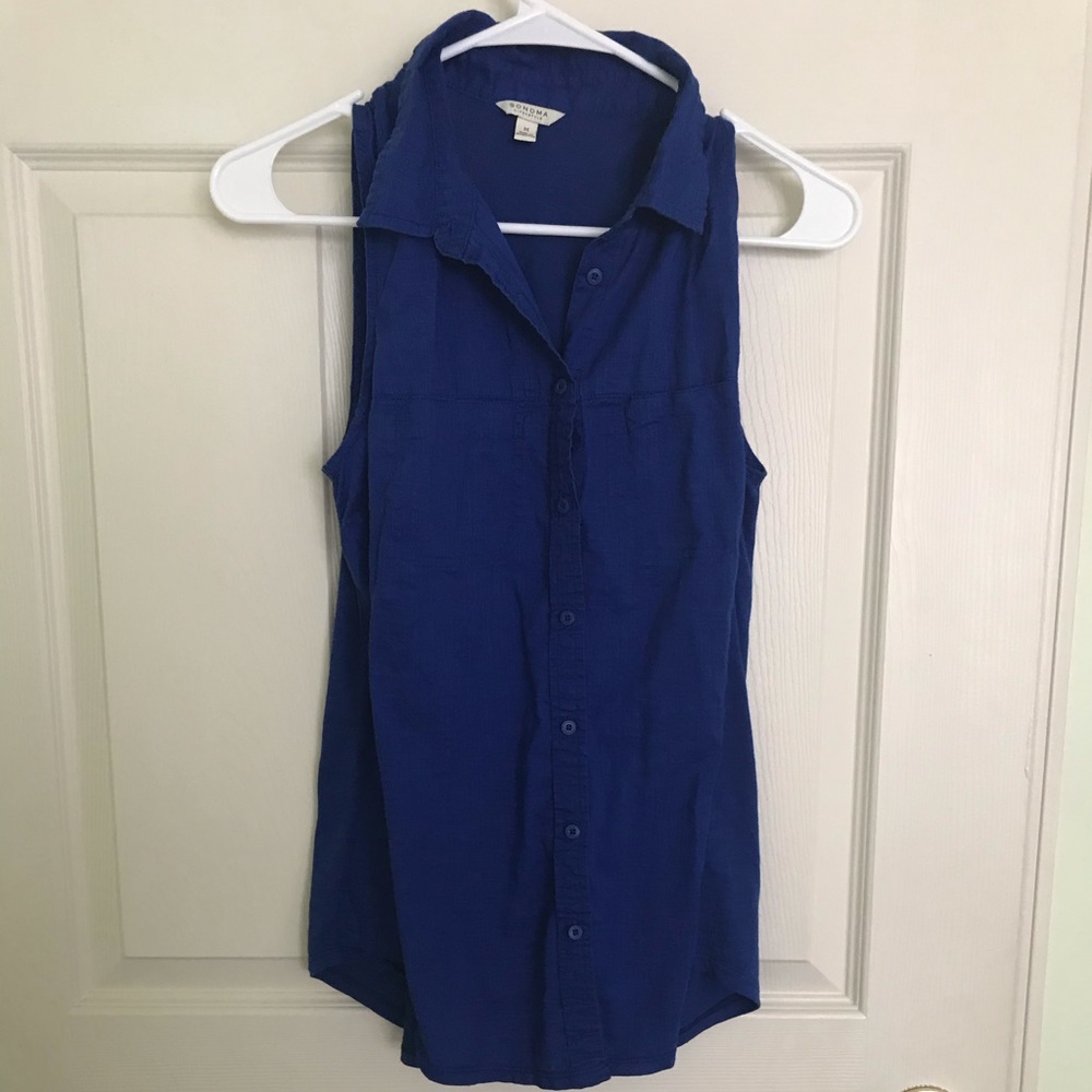 Sonoma blue tank top